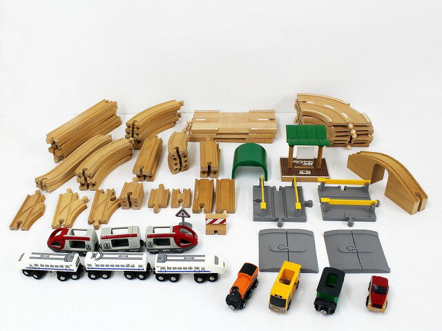 【新着】◆BRIO(ブリオ)◆木製レールセット【中古】 幼児教材 子供教材 知育教材 木製玩具 MG-BRIO009