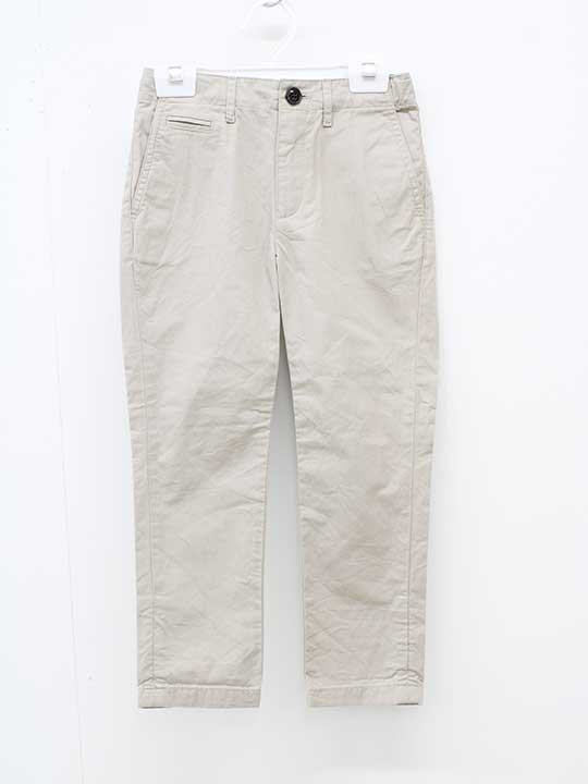 【値下げ!】□バーバリー/BURBERRY□116cm ロングパンツ/長ズボン ベージュ【中古】子供服 キッズ kids 男の子 春夏秋 bottoms 412052