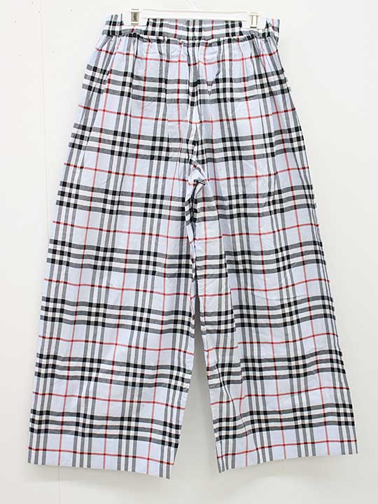 □バーバリー/BURBERRY□152cm (12Y) ガウチョパンツ 水色 青系【中古】子供服 キッ...