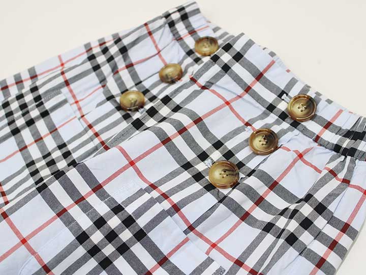 □バーバリー/BURBERRY□152cm (12Y) ガウチョパンツ 水色 青系【中古】子供服 キッ...