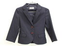 □銀座サエグサ/SAYEGUSA □100cm (3) ジャケット 紺 フォーマル 入学式 卒業式 卒園式 結婚式 冠婚葬祭 発表会 謝恩会【中古】子供服 キッズ kids 女の子 fml 122052