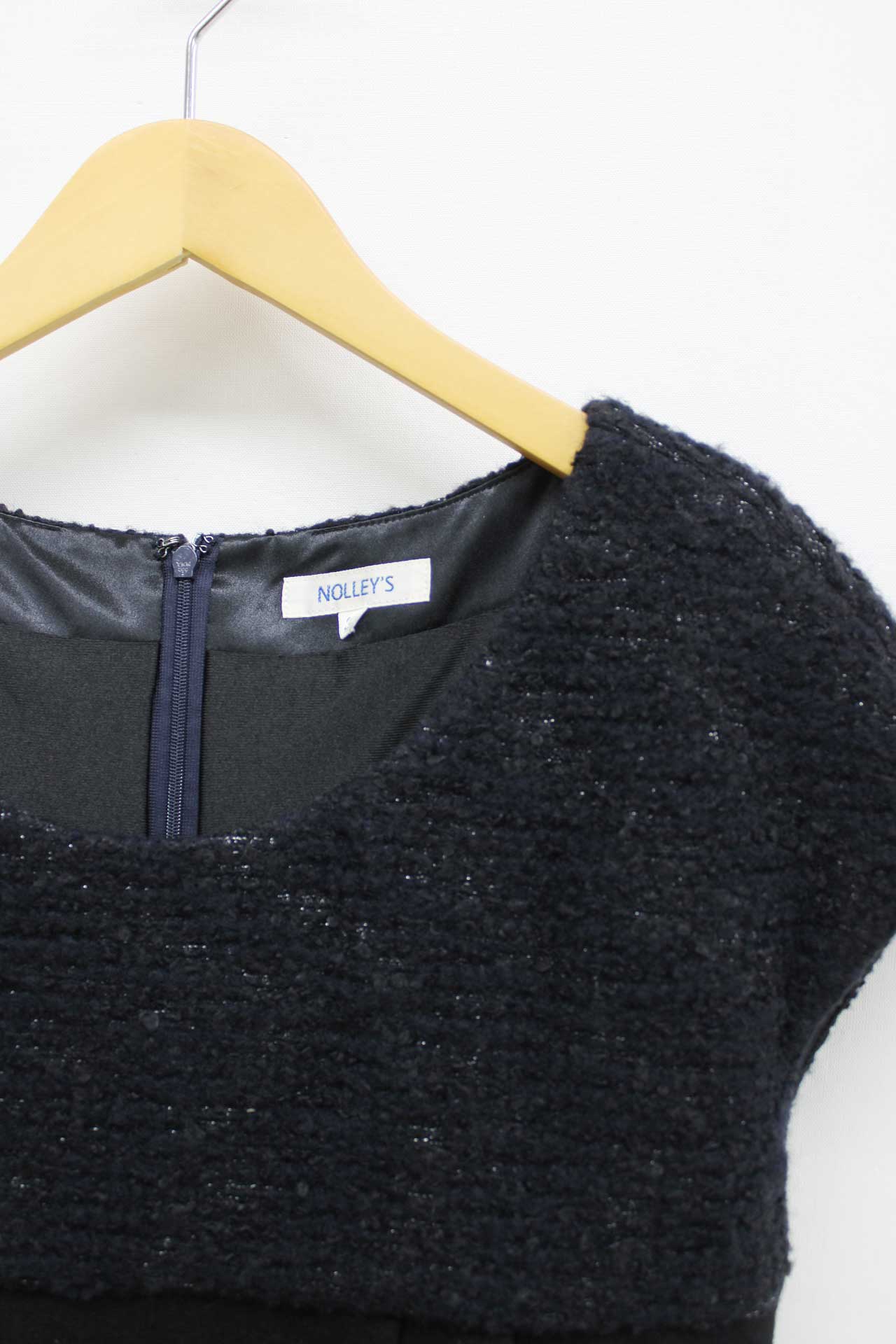 【SALE】ノーリーズ 切替えワンピース レディース 38 ブラック×ネイビー【中古】♪ auc-kids2nds-10590449 セカンズ&キッズセカンズ サンプル画像2