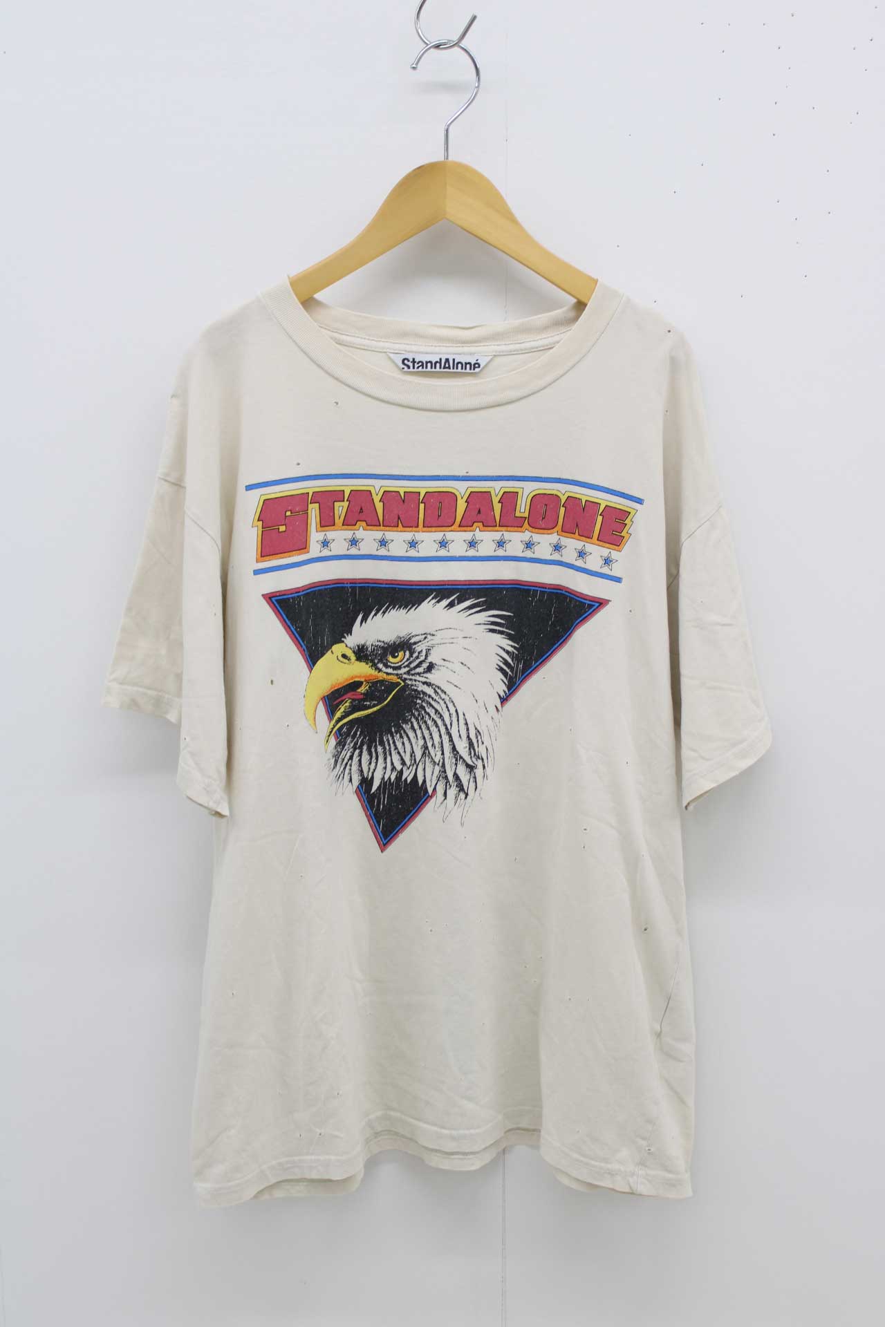 Rakuten - スタンドアローン ADSTUDIO取扱 ダメージ加工イーグルTシャツ メンズ マルチカラー【中古】【新入荷】♪