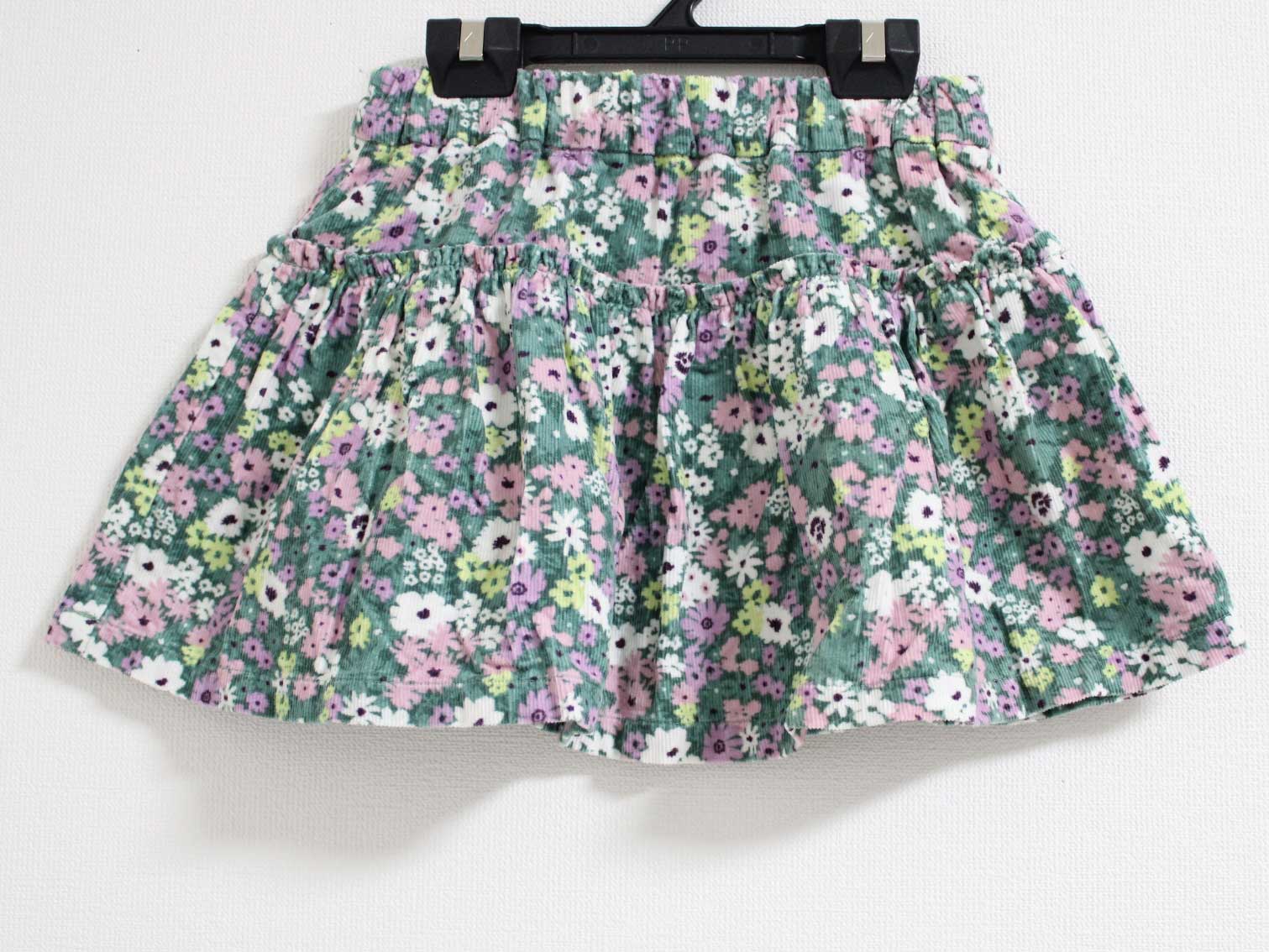 〓ベベ/BeBe〓90cm スカート 緑 【中古】 子供服 キッズ kids ベビー服 baby 女の子 秋冬 bottoms 501142