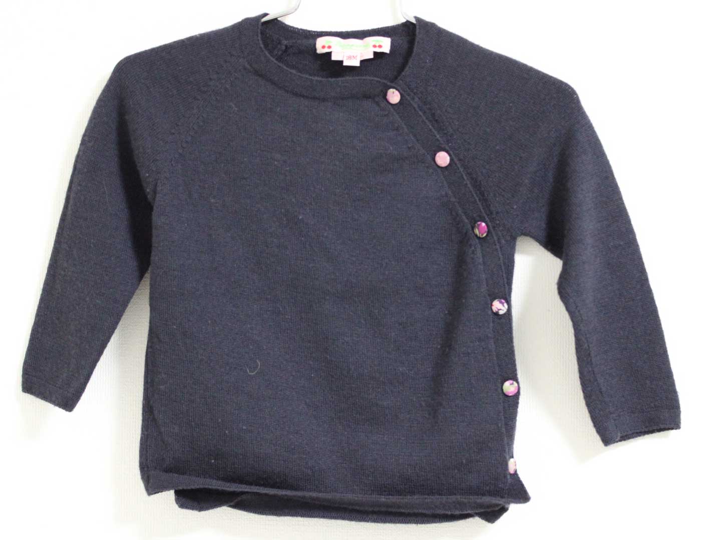 【楽天スーパーSALE!】〓ボンポワン/BONPOINT〓84cm カーディガン グレー 【中古】 子供服 キッズ kids..