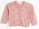 〓ボンポワン/BONPOINT〓81cm カーディガン サーモンピンク 【中古】 子供服 キッズ kids ベビー服 baby 女の子 春秋 tops 5011...