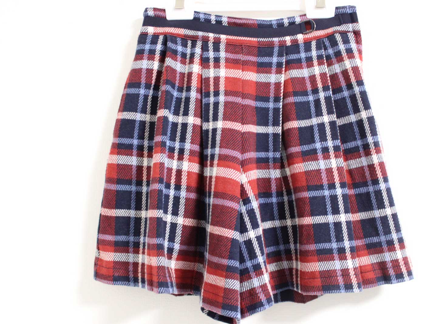 〓ポンポネット/pom ponette〓140cm キュロットスカート/キュロットパンツ/ショートパンツ 紺×白×赤【..