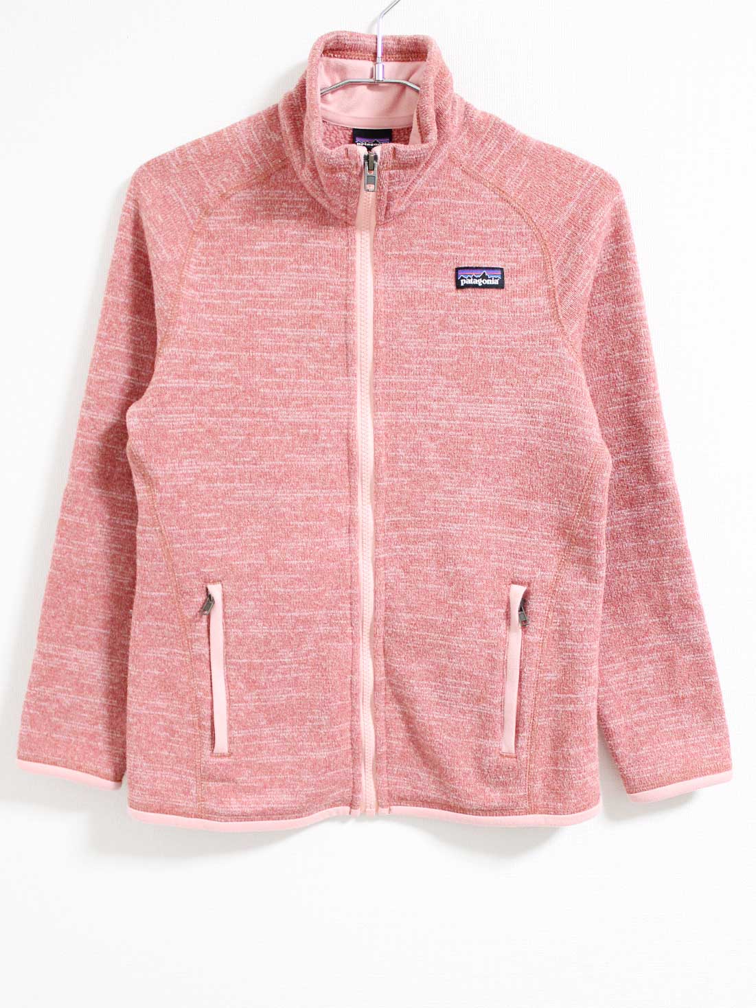 〓パタゴニア/Patagonia〓147cm ガールズベターセータージャケット ピンク【中古】 子供服 キッズ kids..