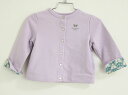 〓アナスイミニ/ANNA SUI mini〓90cm カーディガン 紫 【中古】子供服 キッズ kids ベビー服 baby 女の子 春秋 tops 41205...