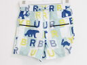 【SALE!】〓バーバリー/BURBERRY〓86cm ショートパンツ/ハーフパンツ/半ズボン/短パン 水色×白×黄色 【中古】 子供服 キッズ kids ベビー服 baby 男の子 春夏 bottoms 412052