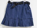 〓アナスイミニ/ANNA SUI mini〓150cm スカート 紺 ベルト付き【中古】 子供服 キッズ kids ジュニア 女の子 春 bottoms 812...