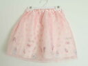 【値下げ!】〓メゾピアノ/mezzo piano〓130cm スカート ピンク 【中古】 子供服 キッズ kids 女の子 春夏 bottoms 103052