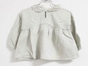 【SALE!】〓ボントン/BONTON〓86cm 長袖ブラウス ベージュ【中古】 子供服 キッズ kids ベビー服 baby 女の子 春秋 tops 5030...