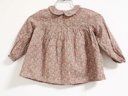 【SALE!】〓ボントン/BONTON〓81cm 長袖ブラウス 赤 リバティ【中古】 子供服 キッズ kids ベビー服 baby 女の子 春秋 tops 503052 【SALE!】〓ボントン/BONTON〓81cm 長袖ブラウス 赤 リバティ【中古】 子供服 キッズ kids ベビー服 baby 女の子 春秋 tops 503052