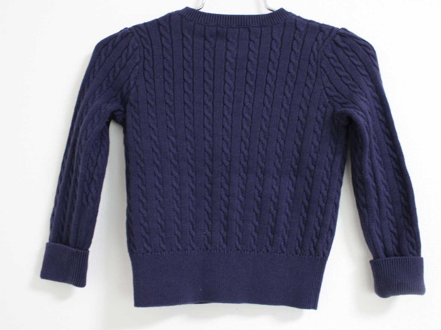 【SALE!】〓ラルフローレン/Ralph Lauren〓90cm カーディガン 紺 【中古】子供服 ...