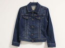 【SALE!】〓ラルフローレン/Ralph Lauren〓120cm Gジャン/デニムジャケット/ブルゾン 紺 ストレッチ ユーズド加工 【中古】 子供服 キッズ kids 男の子 女の子 春秋 otr 113052(4)