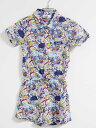 【夏SALE!】エックスガール 半袖オールインワン 110cm キッズ 女児 マルチカラ-【中古】 〓