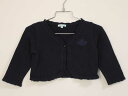 〓トッカ/TOCCA BAMBINI〓80cm ボレロ/カーディガン 紺 【中古】子供服 キッズ kids ベビー baby 女の子 春秋 tops 022042