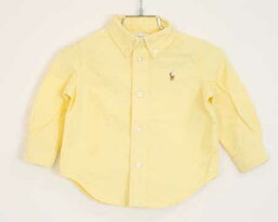 〓ラルフローレン/Ralph Lauren〓80cm 長袖シャツ イエロー 【中古】子供服 キッズ kids ベビー baby 男の子 女の子 春秋冬 tops 503042