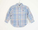 【SALE!】〓ラルフローレン/Ralph Lauren〓90cm 長袖シャツ ブルー系 袖2way【中古】 子供服 キッズ kids ベビー baby 男の子...