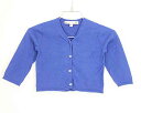 【SALE!】〓ボンポワン/BONPOINT〓80cm 長袖カーディガン 青 【中古】子供服 キッズ kids ベビー baby 男の子 春秋 tops 213042