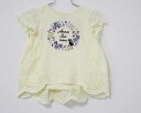 〓アナスイミニ/ANNA SUI mini〓90cm 半袖Tシャツ/半袖カットソー 黄色系 【中古】子供服 キッズ kids ベビー baby 女の子 夏 to...