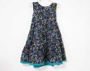〓アナスイ/ANNA SUI〓120cm ノースリーブワンピース 黒×緑【中古】 子供服 キッズ kids 女の子 夏 onepi 914042
