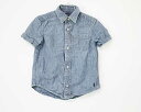 【2025夏SALE!】〓ラルフローレン/Ralph Lauren〓100cm 半袖シャツ 青紺 【中古】 子供服 キッズ kids 男の子 女の子 夏 tops 624042