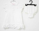 〓ラルフローレン/Ralph Lauren〓80cm 半袖ブルマ付きワンピース 白【中古】 子供服 キッズ kids ベビー baby 女の子 夏 onepi 415042(4)