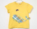 【夏SALE!】〓ファミリア/familiar〓100cm 半袖Tシャツ/半袖カットソー イエロー【中古】 子供服 キッズ kids 女の子 男の子 夏 top...