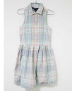 〓ラルフローレン/Ralph Lauren〓130cm ノースリーブワンピース 水色 【中古】 子供服 キッズ kids 女の子 夏 onepi 825042
