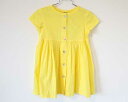 【夏SALE!】〓ボントン/BONTON〓104cm 半袖ワンピース 黄【中古】 子供服 キッズ kids 女の子 夏 onepi 516042