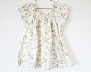 【夏SALE!】〓ボントン/BONTON〓125cm 半袖ブラウス 白系 【中古】 子供服 キッズ kids 女の子 夏 tops 126042
