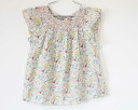 【夏SALE!】〓ボンポワン/BONPOINT〓128cm 半袖ブラウス 白系【中古】 子供服 キッズ kids 女の子 夏 tops 126042