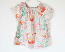 【夏SALE!】〓ボンポワン/BONPOINT〓128cm 半袖ブラウス 白系【中古】 子供服 キッズ kids 女の子 夏 tops 126042