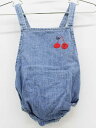 ボボショーズ ロンパース 68cm キッズ 女児 青系【中古】☆