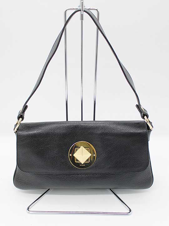 KATE SPADE - ケイトスペード ショルダーバッグ レディース ブラック【中古】 ★
