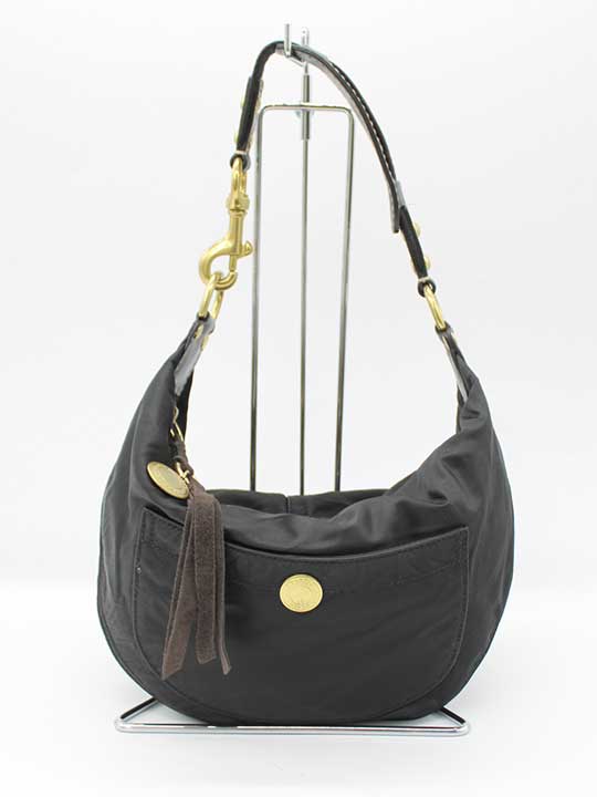 COACH - コーチ COACH ハンドバッグ レディース ブラック【中古】 ★