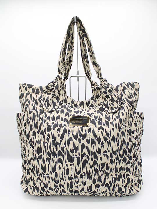 マークバイマークジェイコブス レオパード柄トートバッグ レディース ベージュ【中古】【新入荷】 ★