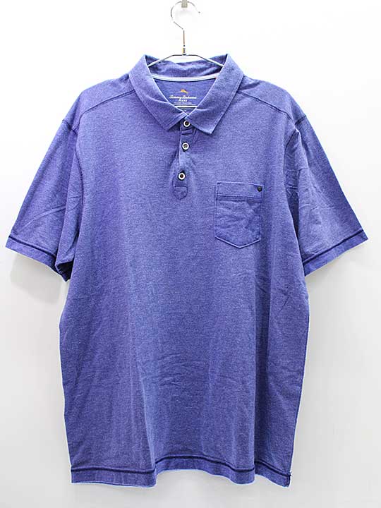 Rakuten - トミーバハマ 半袖コットンシャツ XL メンズ ブルー【中古】★