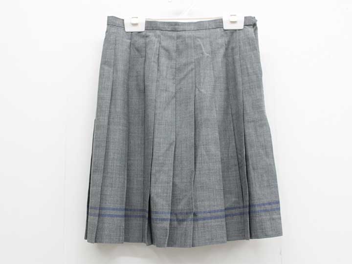 イーストボーイ プリーツスカート 7号 （140cm位） キッズ 女児 グレー 【中古】☆