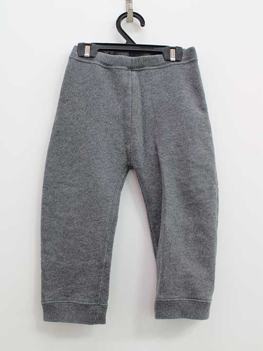 Long-Trousers, Trousers - 【値下げ!】ボンポワン スウェットパンツ 73cm キッズ 男児 グレー【中古】☆