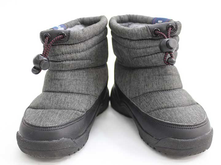 ホットビスケッツ スノーブーツ 16cm キッズ 男児 女児 グレー×黒【中古】【新入荷!】☆
