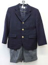 【新規値下げ!】▽Jプレス/J.PRESS▽110cm スーツ 紺×グレー フォーマル 入園式 卒園式 入学式 結婚式 七五三 発表会 謝恩会 冠婚葬祭【中古】...