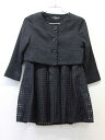 【新規値下げ!】▽コムサイズム/COMME CA ISM▽100cm アンサンブル 黒 フォーマル 入園式 結婚式 発表会 冠婚葬祭【中古】子供服 キッズ ki...