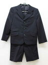 【新規値下げ!】▽ジェイプレス/J.PRESS▽110cm スーツ 黒 ストライプ フォーマル 入園式 卒園式 入学式 結婚式 発表会 七五三 謝恩会 冠婚葬祭...