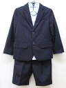 【新規値下げ!】▽グリーンレーベル/green label relaxing ▽115/125cm スーツ3点セット 濃紺×白&濃紺&ブルー フォーマル 卒園式...
