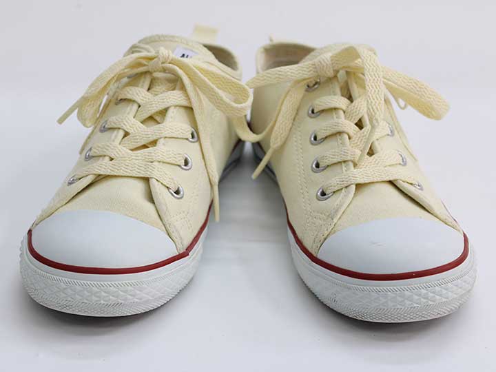 ▽コンバース/CONVERSE▽22cm スニーカー/シューズ/靴 アイボリー オールスター【中古】子供 キッズ kids ジュニア 男の子 女の子 春夏秋冬 shoes 131042