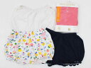 【SALE!】▽プチバトー/PETIT BATEAU▽86cm ボディローブ/ワンピオール&ブルマ4点set ピンク&白×マルチカラー&白&紺【中古】【ネット限定】子供 キッズ kids ベビー baby 女の子 春夏秋冬 onepi bottoms 214042