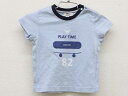 【夏SALE!】▽アルマーニベビー/Armani baby▽68cm 半袖Tシャツ/半袖カットソー ブルー【中古】子供服 キッズ kids ベビー服 baby ...